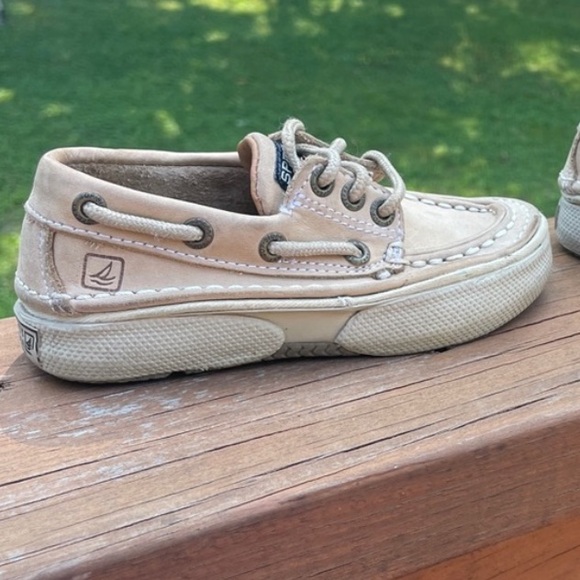 Sperry Largo Leather Boat Shoes Size 8.5M Light Brown - Picture 1 of 9